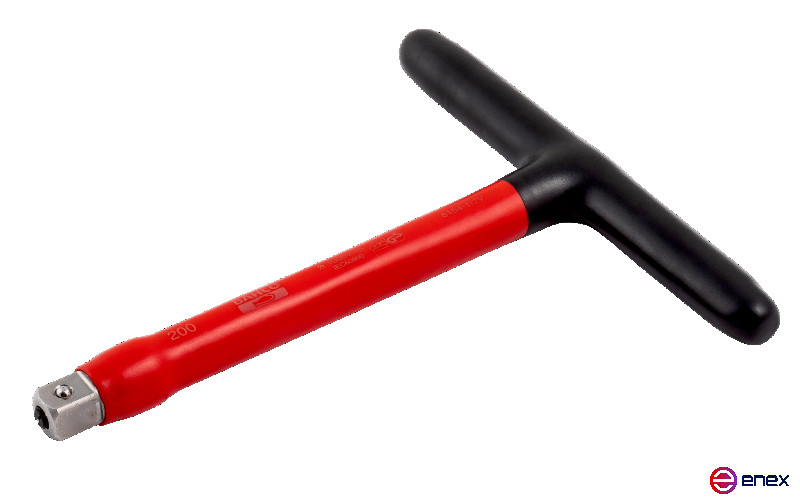 1/2" Insulated T-shaped handle, 200 mm