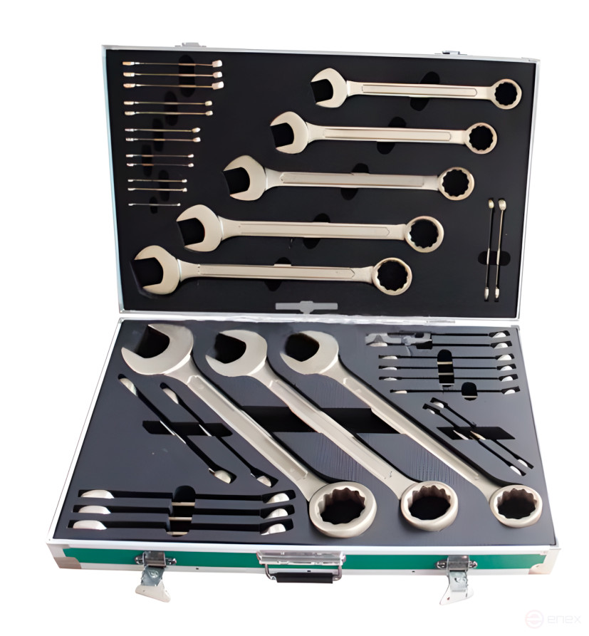 Explosion-proof tool kit (35 pieces) BeCu No.AA15-35, HORTZ