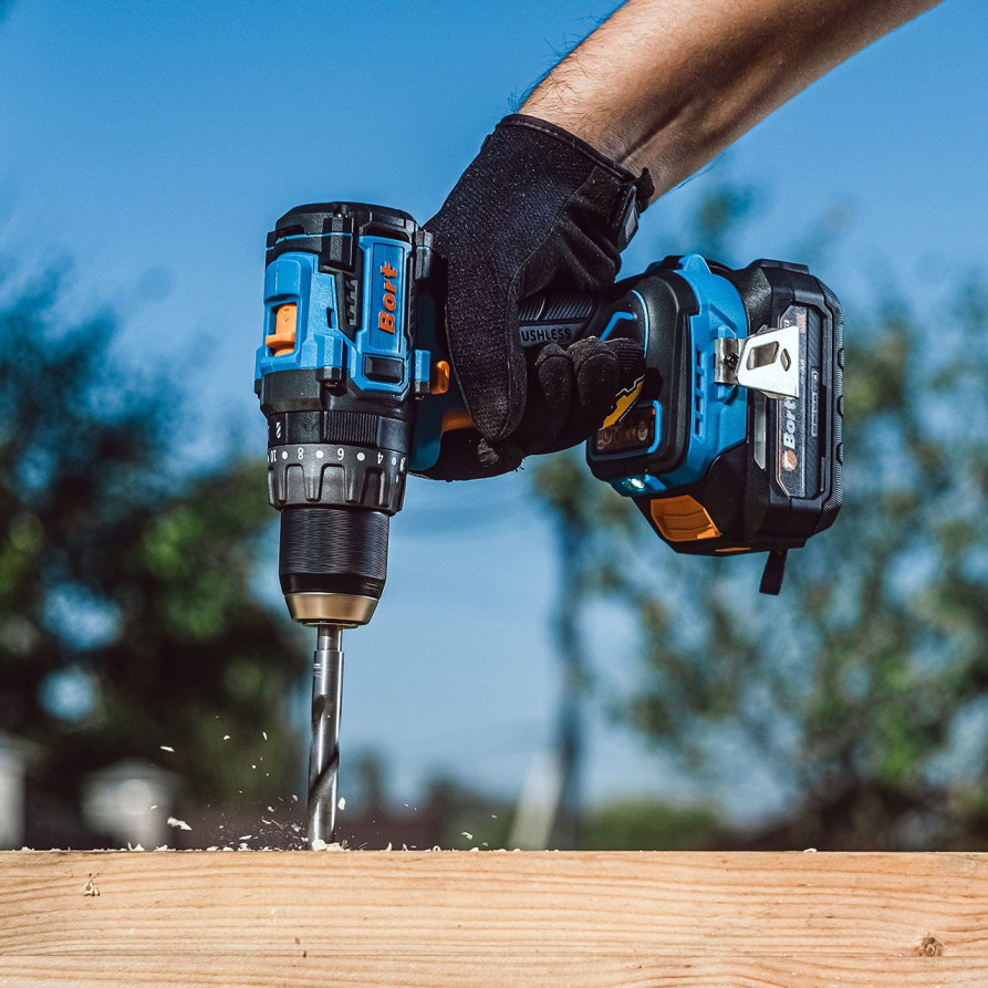 Cordless impact drill BORT BAB-21U (2x4A.h)