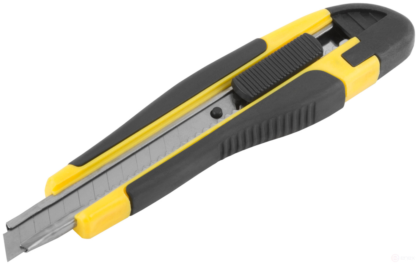 Нож технический 9 мм усиленный прорезиненный