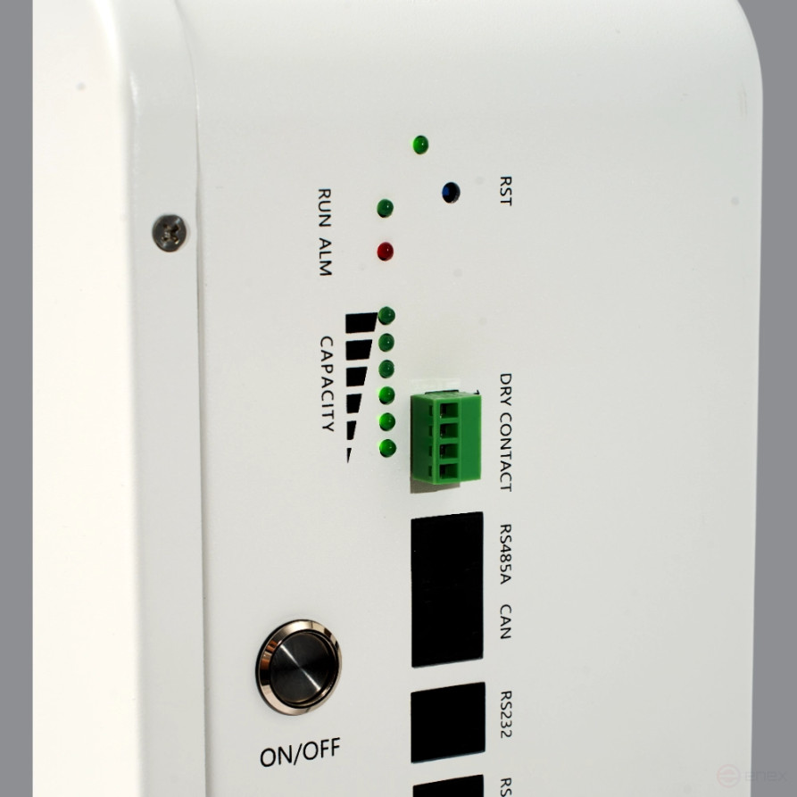 Литиевый аккумулятор тяговый ЛИТДЖЕТ GREEN LiFePO4 25,6V 200Ah 5KWh CAN/RS485, настенный с дисплеем