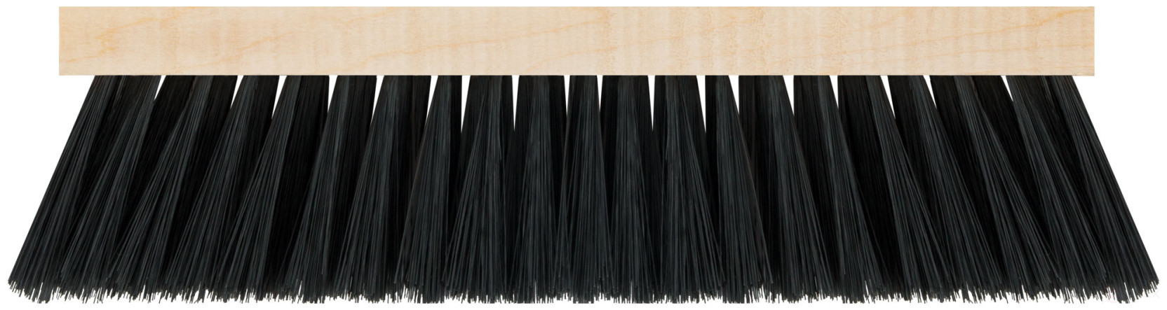 Щетка для пола деревянная, прямоугольная, 4-х рядная, 265 мм