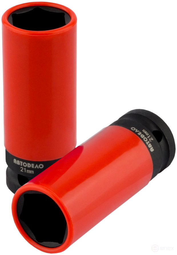 Impact wheel head *21 (DR1/2";L-78mm with plast.protection) AvtoDelo (39351)