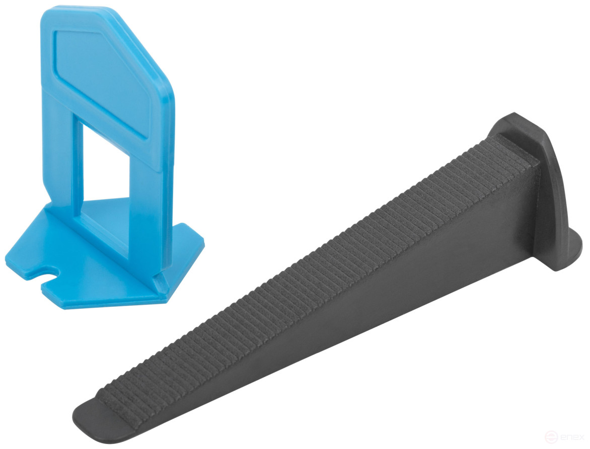 SVP (Tile Leveling System), "Gate" Clamps 50 pcs. and Wedges 50 pcs., set, seam width 2.0 mm