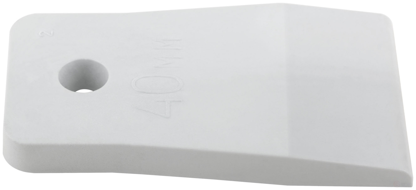 White rubber spatula 40 mm