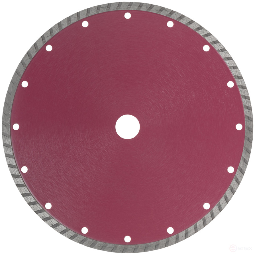 Diamond cutting disc "turbo" (dry and wet cutting) 230x2.4x7.0x22.2 mm