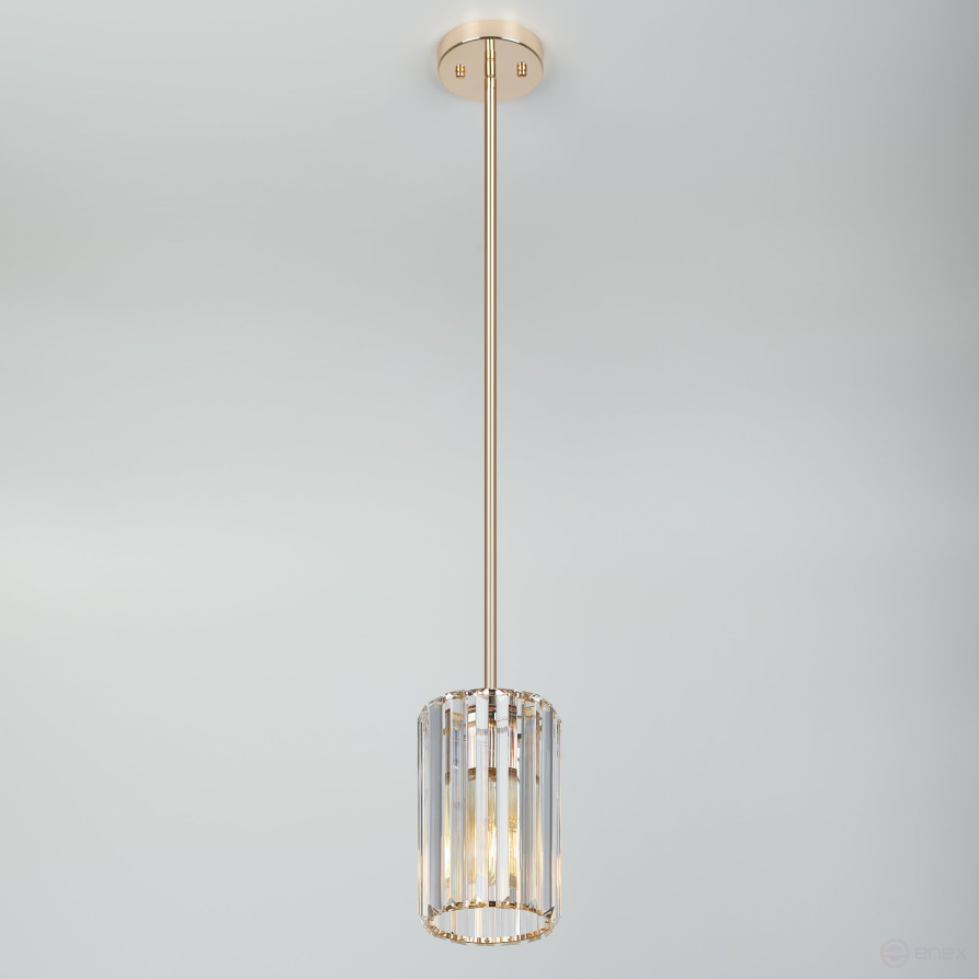 Светильник подвесной (подвес) Rivoli Suzanne 1052-201 1 х Е27 40 Вт хрусталь