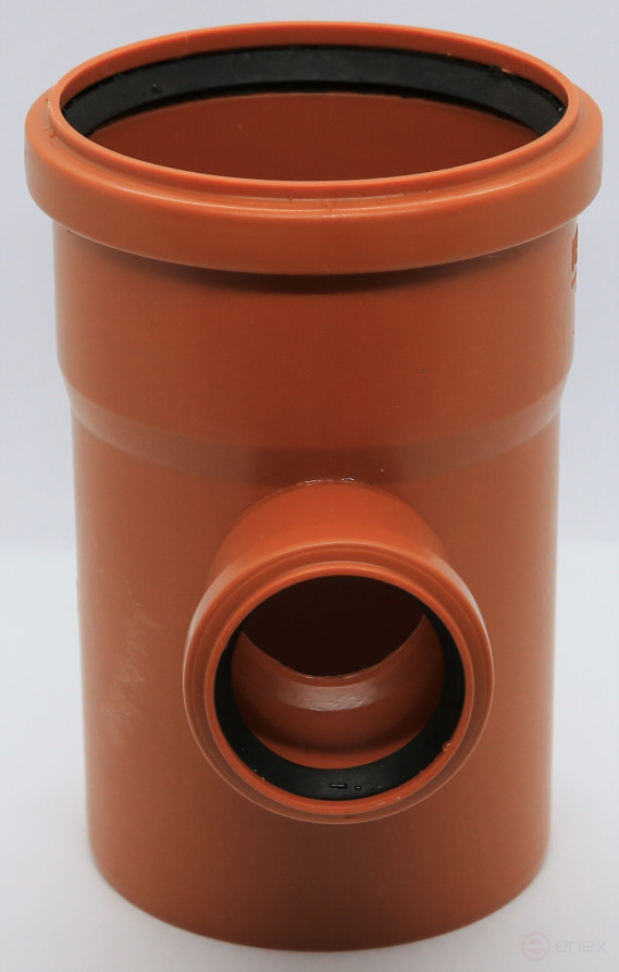 External tee 110 by 50 mm 90 (87.5) degrees Flextron