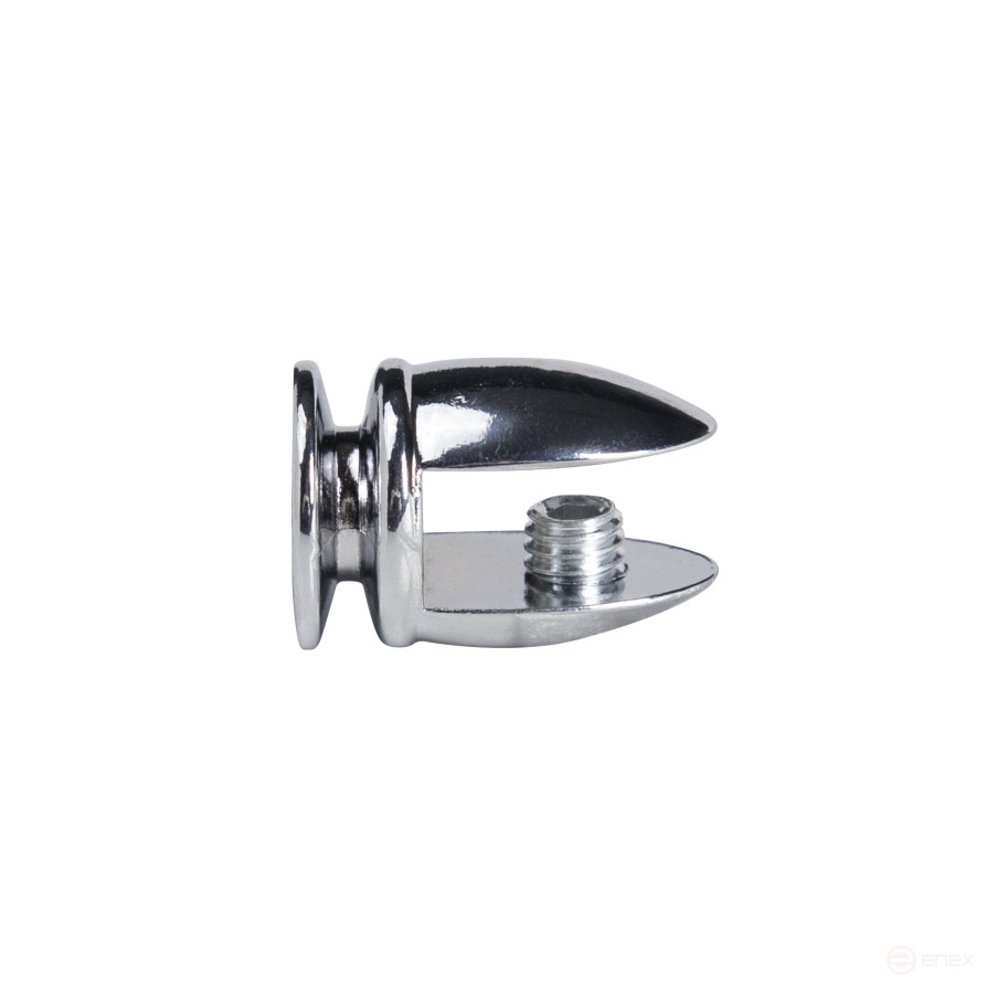 Shelf holder for glass met. AK133 (6-8mm) chrome AKS