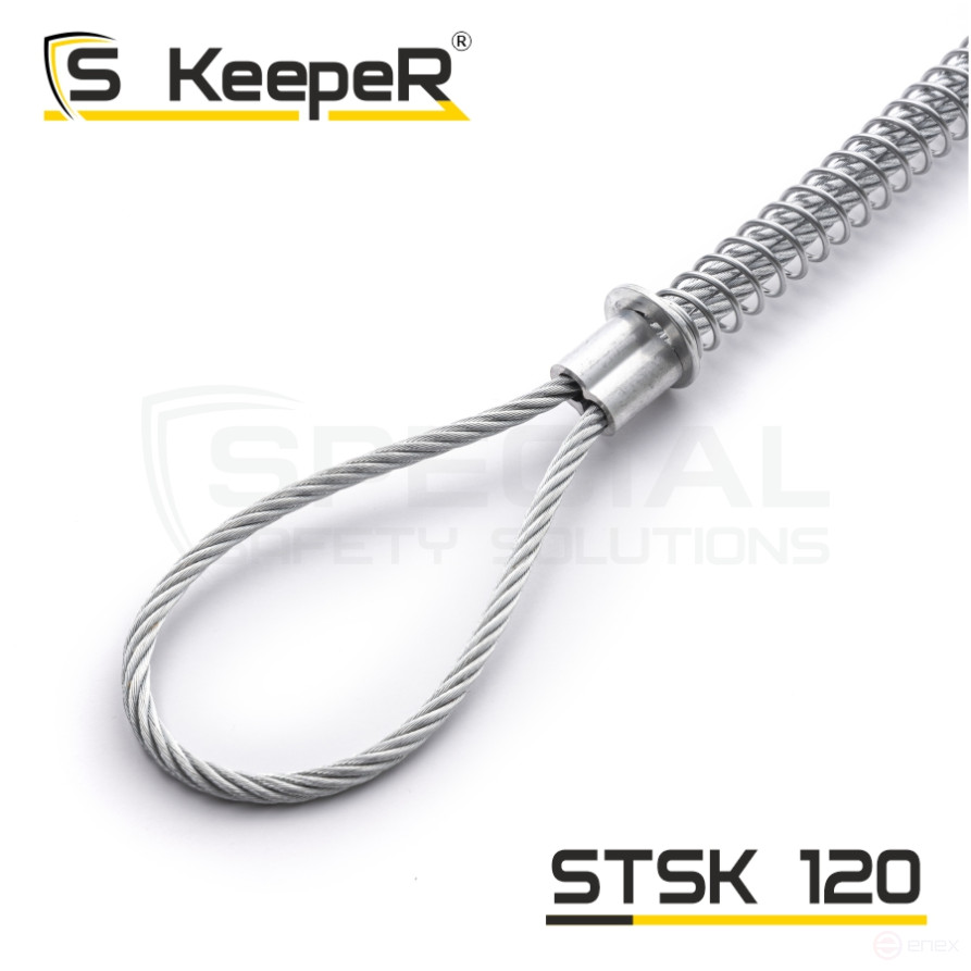 Тросик страховочный для РВД, размер 6х1200 мм