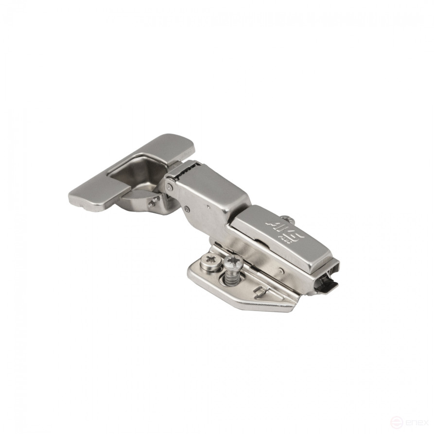 Петля полунакладная с доводчиком 48мм h0 clip-on AKS PLUS 3D (еврошурупы, заглушки)