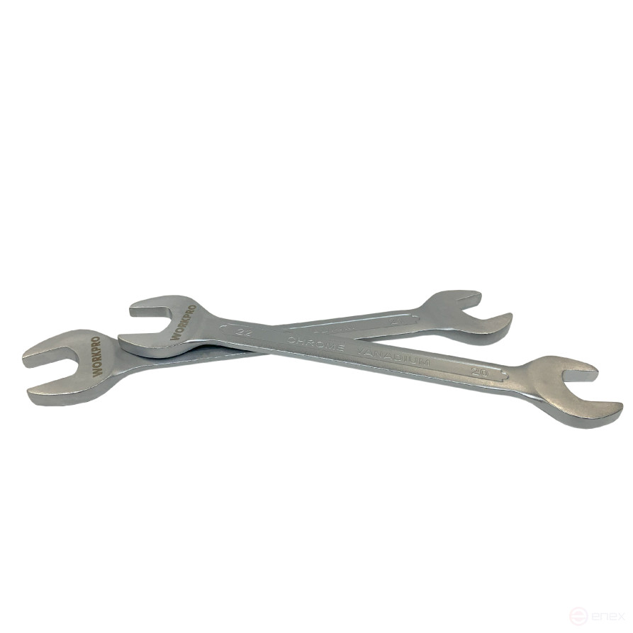 Ключи рожковые двусторонние набор 12шт (6-32мм) WP202507 WORKPRO