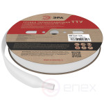 Термоусадочная трубка ЭРА NO-224-274 ТТУ нг-LS 4/2 белая рулон 200 м