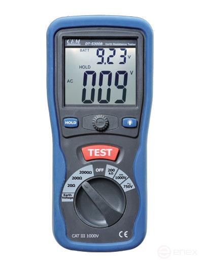 DT-5300B измеритель сопротивления заземления DT-5300B CEM