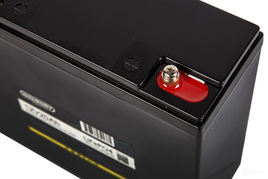 Литиевый тяговый аккумулятор Gelbert LiFePO4 (12V/20Ah/20A/240Wh) [6-DZF-20, 6-DZM-20]