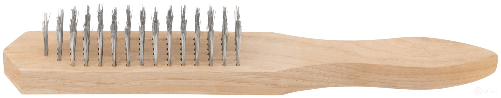 Корщетка ручная, деревянная рукоятка 280 мм, 6-ти рядная
