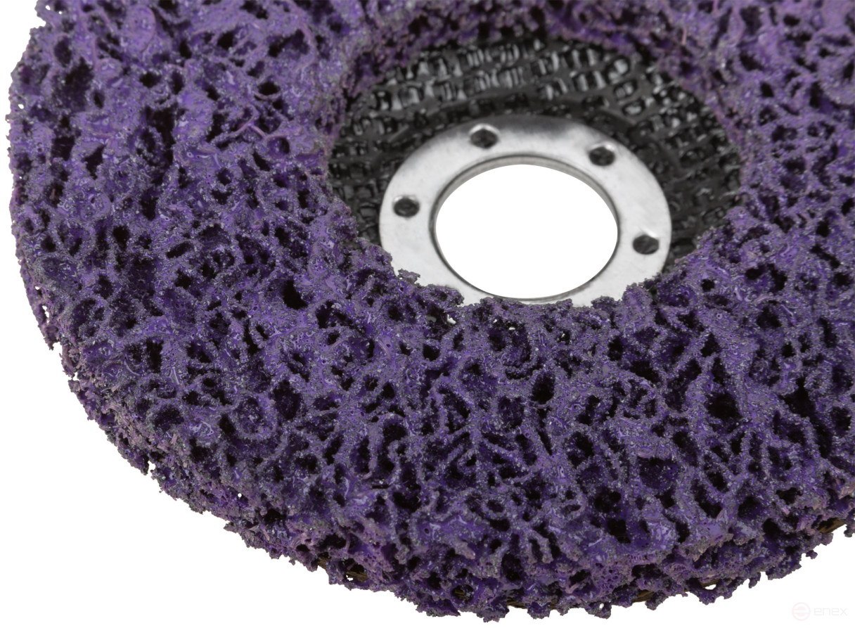 Polymer stripping disc 125 mm, purple, hard