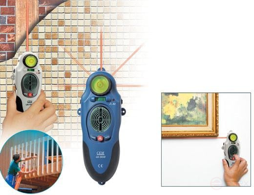 LA-1010 Tester (detector) for searching wood/metal/wiring with laser level