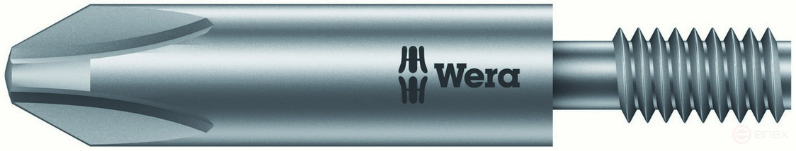 855/11 Z PZ бита, вязкая твёрдость, хвостовик с резьбой M 4, PZ 2 x 33 мм