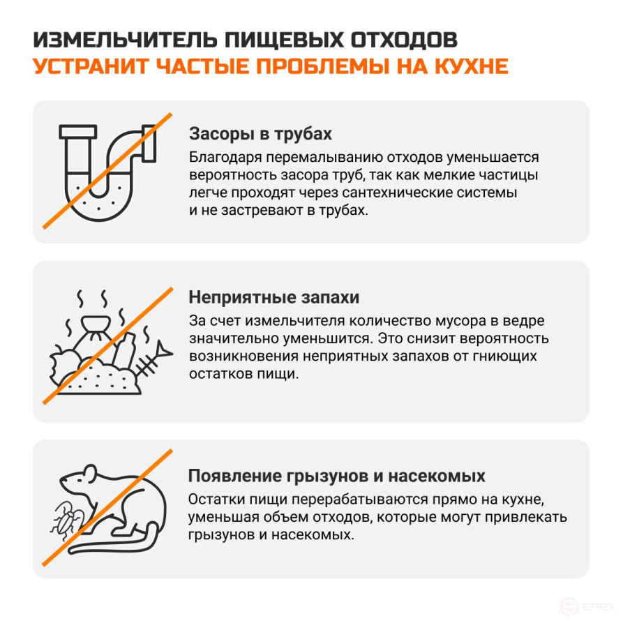 Измельчитель пищевых отходов BORT TITAN 7000