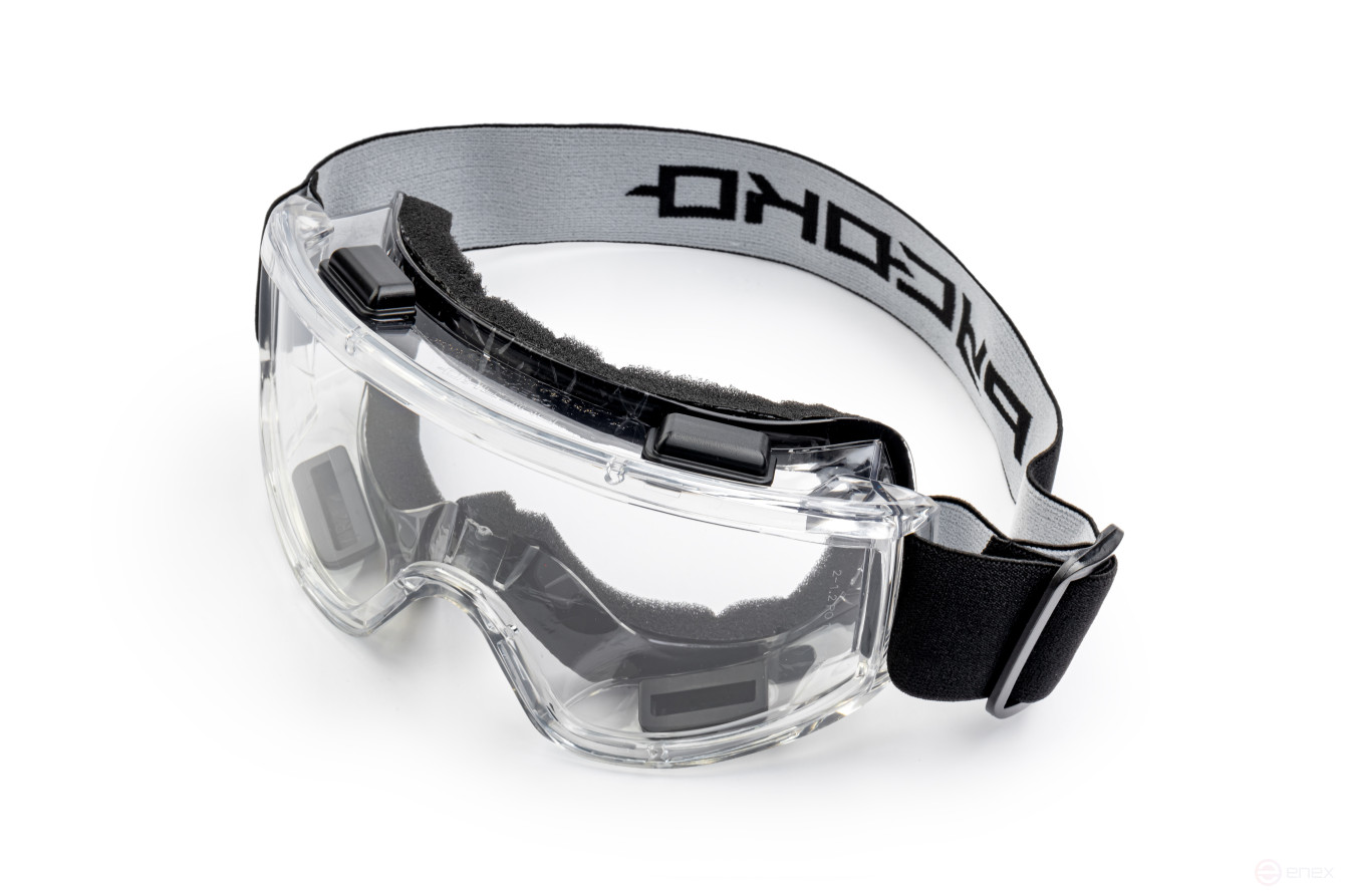 Protective glasses Sphere with an obturator of the RUSOKO trademark