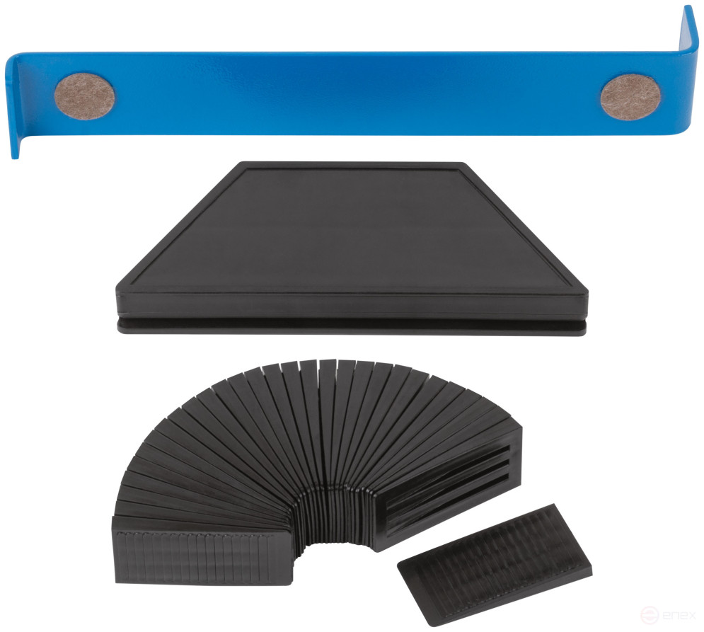 Laminate laying kit ( bracket, bar and spacer wedges 30 pcs.)