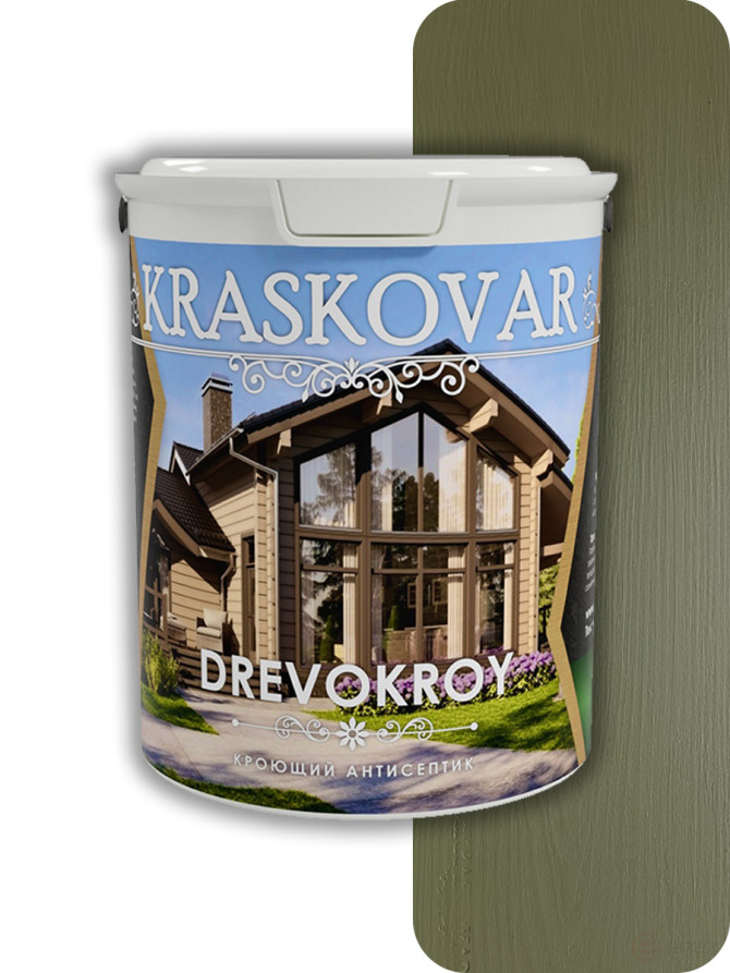 Antiseptic covering Kraskovar Drevokroy 6013 9 l.