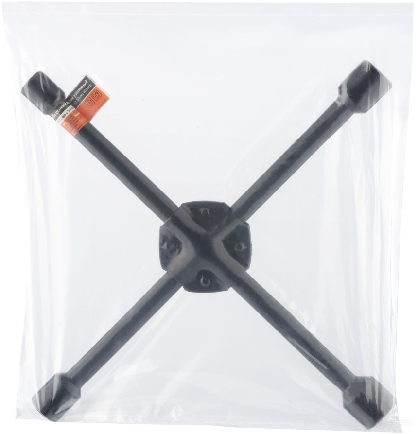 Ключ баллонный-крест (14*17*19*22)(черн.лак,усиленный)(АвтоDело) 30814