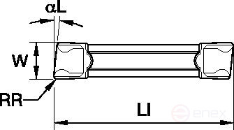 A4™ plate for cutting A4C0305L06CF02 KCU25