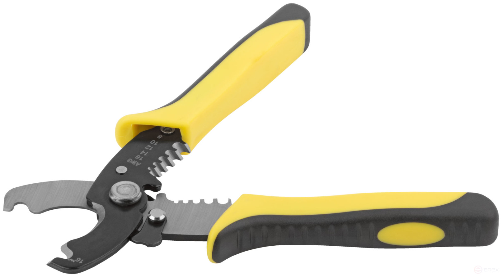 Кабелерез со съемником изоляции 1,3-4,6 мм, 180 мм