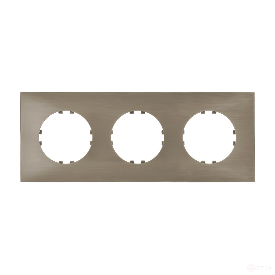 Рамка 3-постовая квадрат (бронза) Vintage QUADRO