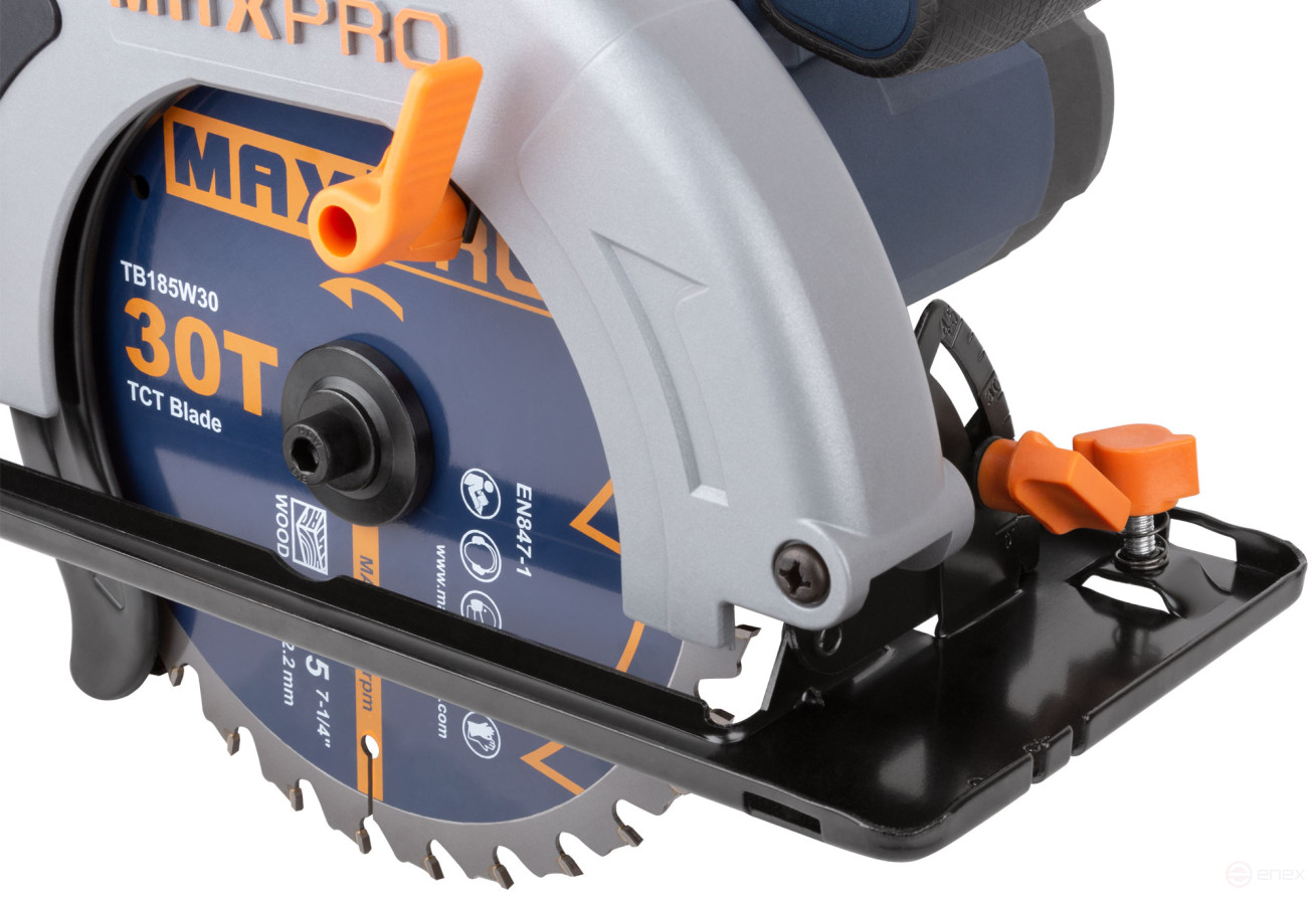 MAX-PRO Circular saw 1400 W; 185/20 mm; 4700 rpm; 4.3 kg; box