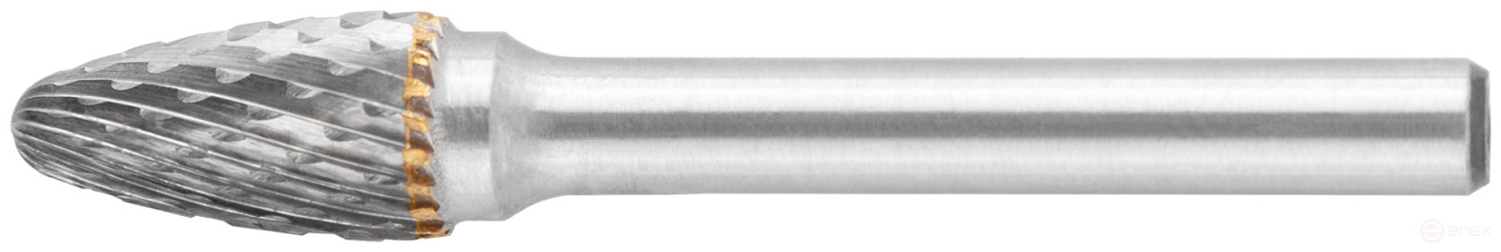 Carbide ball, 6 mm pin, type "F", parabolic 10x20x65 mm