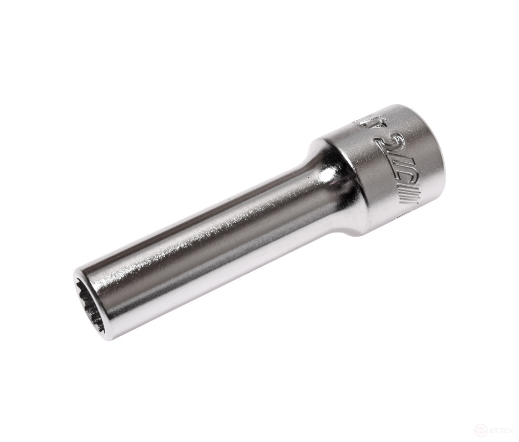 Головка торцевая глубокая 12-гранная 1/2" х 10мм, длина 76мм JTC /1/10/200