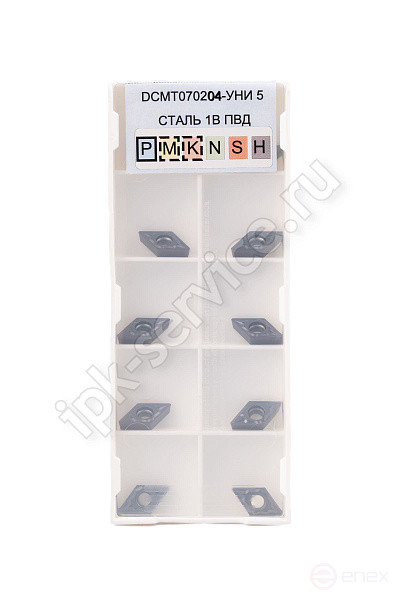 DCMT070204-GM VK1025 Пластина твердосплавная ИПК