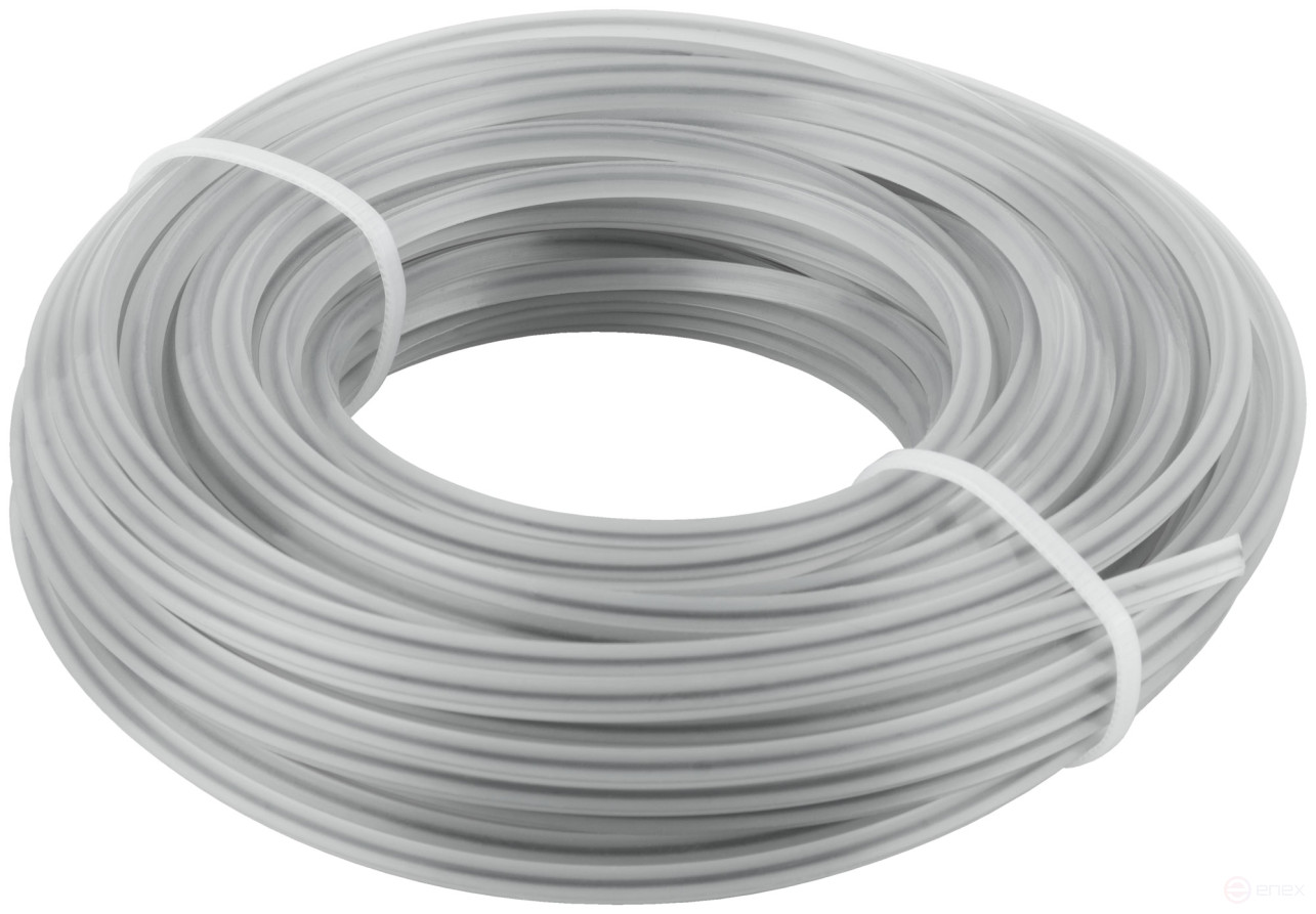 Fishing line for garden trimmers reinforced, polyamide core, "Square" 3.0 mm x 15 m