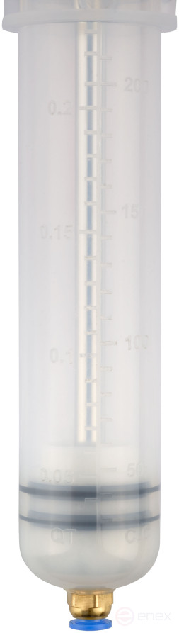 Шприц маслозаливной 200 мл (прозрачный РЕ; гибкая трубка) АвтоDело 42049