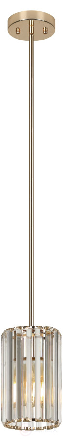 Светильник подвесной (подвес) Rivoli Suzanne 1052-201 1 х Е27 40 Вт хрусталь