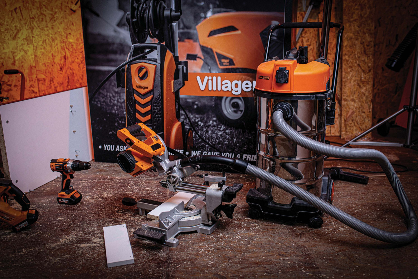 Villager VVC 40 DWS construction vacuum cleaner, 1200 W