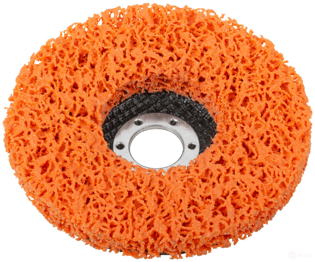 Polymer stripping disc 125 mm, orange, very hard