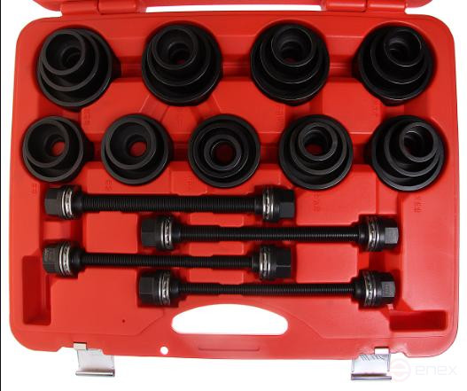 Набор для демонтажа/монтажа сайлентблоков, подшипников универсальный 29 предметов JTC
