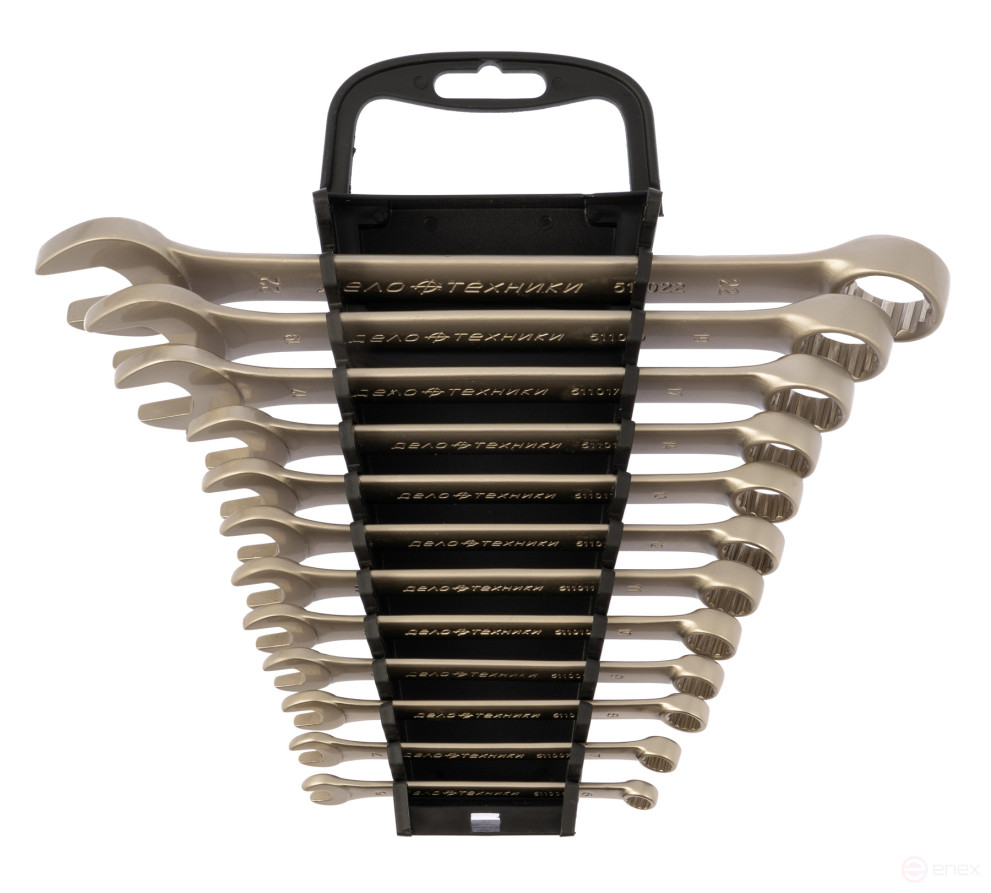 Набор ключей комбинированных 12 шт. (6,7,8,9,10,11,12,13,14,17,19,22 мм) холдер