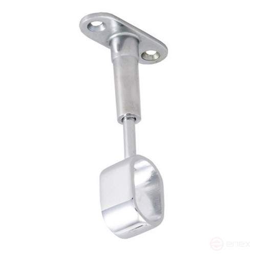 Держатель дистанционный проходной трубы овальн. 30*15 (935) регулируемый, хром AKS