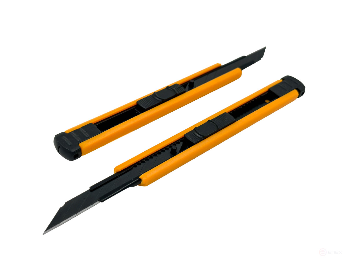 Нож канцелярский Skole 24 шт/уп, лезвие 9 мм NC-05