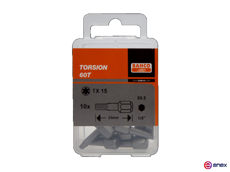 Биты под винты TORX, 25 мм 60T/T10