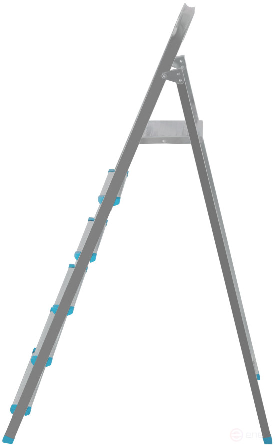 Steel ladder, 6 steps, weight 6.4 kg