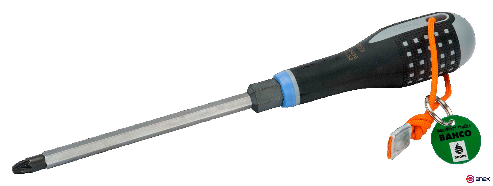 Screwdriver with ERGO handle for Pozidriv PZ3 screws, 150mm TAHBE-8830