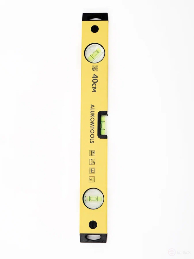 Уровень окрашенный "ECO" (3 акриловых индикатора) 40 см