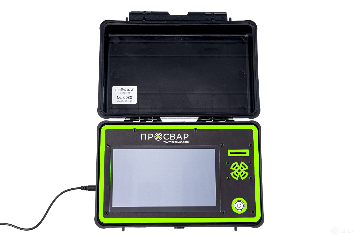 Welding process automation and logging unit PROSVAR Inspector with battery