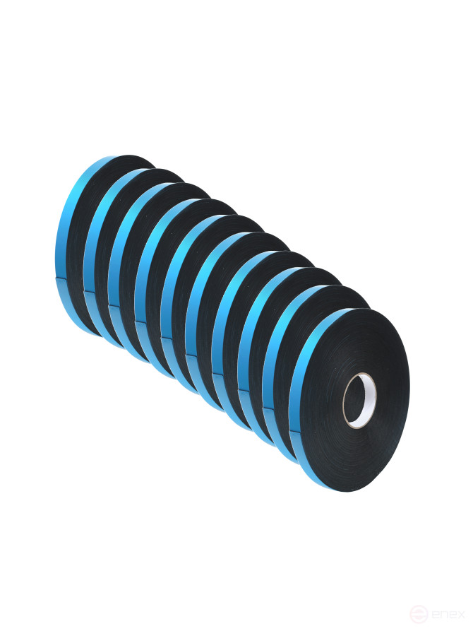 ACG Adhesive tape blue (10 pcs/pack) liner double-wall self-adhesive for weights 19 mm 50 m/LUXOR coil 1026931